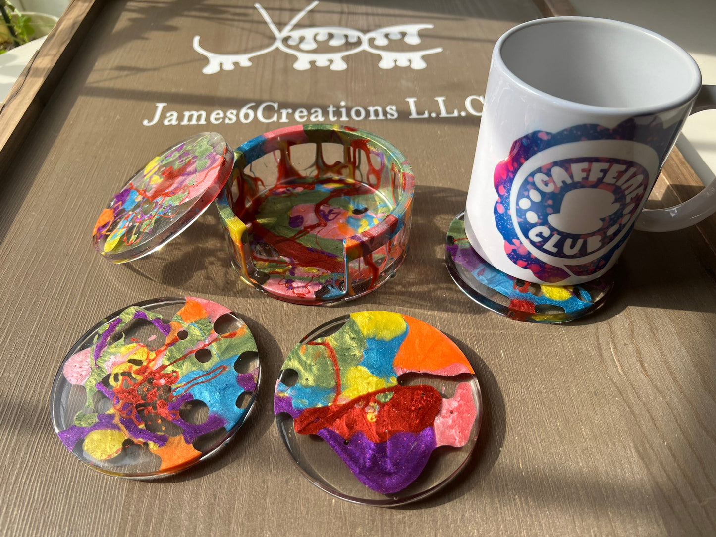 Custom Resin Coasters