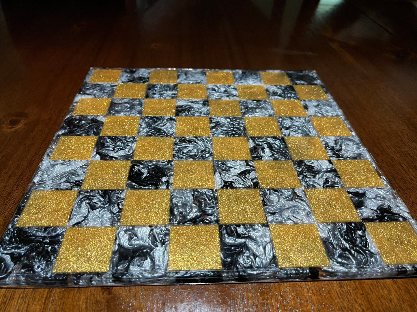 12 x 12 Custom Resin Chess Board Only